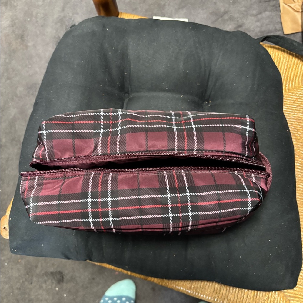 Plaid Cosmetic Bag